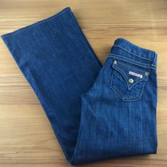 Hudson Jeans Wide Leg Flare 70's Retro Boho Denim - Picture 2 of 7